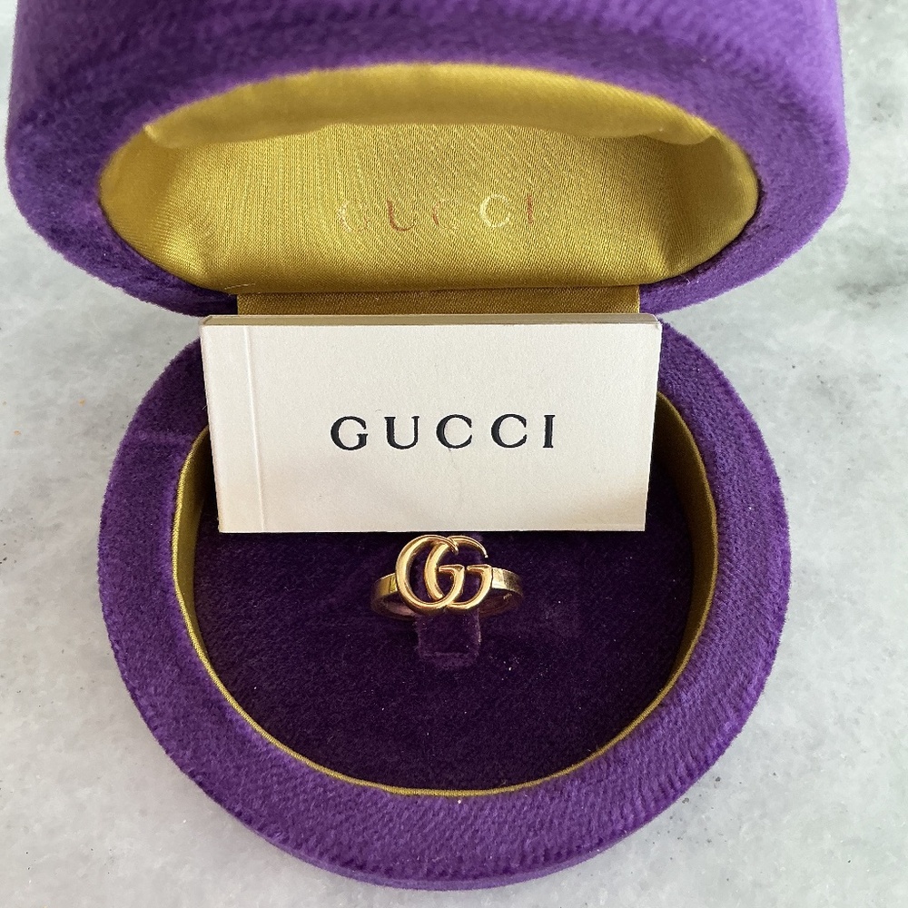 GUCCI GG ring, 18K gold.